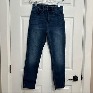 The Curvy Super High Rise Blue Jeans
